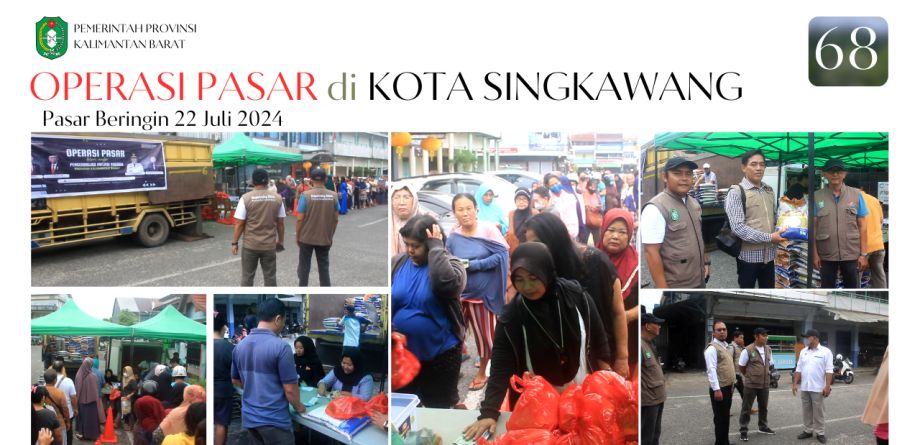 OPERASI PASAR DI SINGKAWANG DALAM RANGKA PENGENDALIAN INFLASI DAERAH BAHAN POKOK