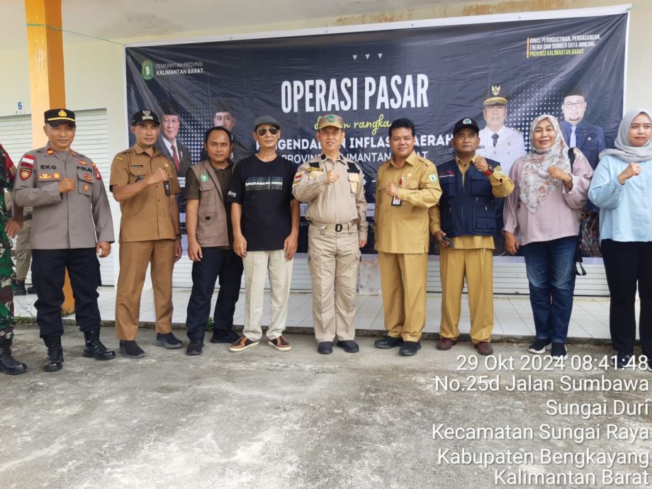 OPERASI PASAR DI BENGKAYANG DALAM RANGKA PENGENDALIAN INFLASI DAERAH BAHAN POKOK