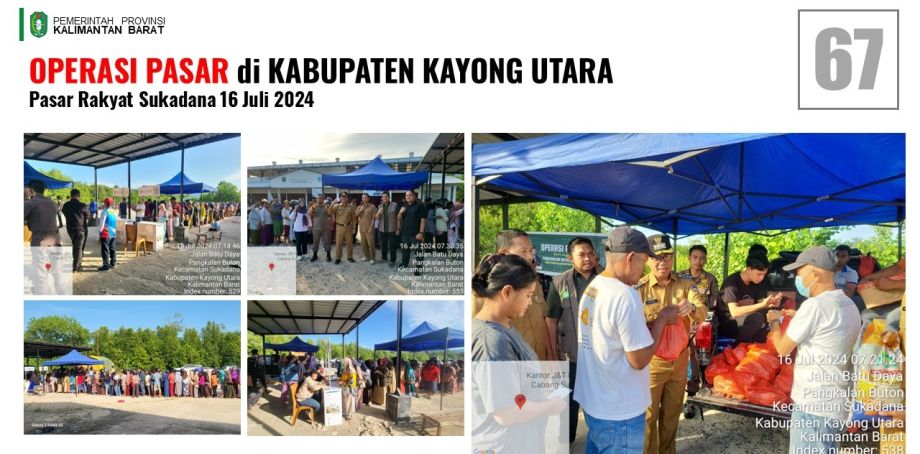 OPERASI PASAR DI KAYONG UTARA DALAM PENGENDALIAN INFLASI DAERAH BAHAN POKOK