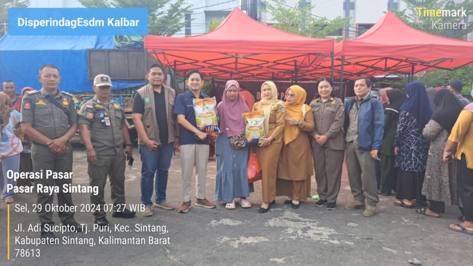 OPERASI PASAR DI SINTANG DALAM RANGKA PENGENDALIAN INFLASI DAERAH BAHAN POKOK