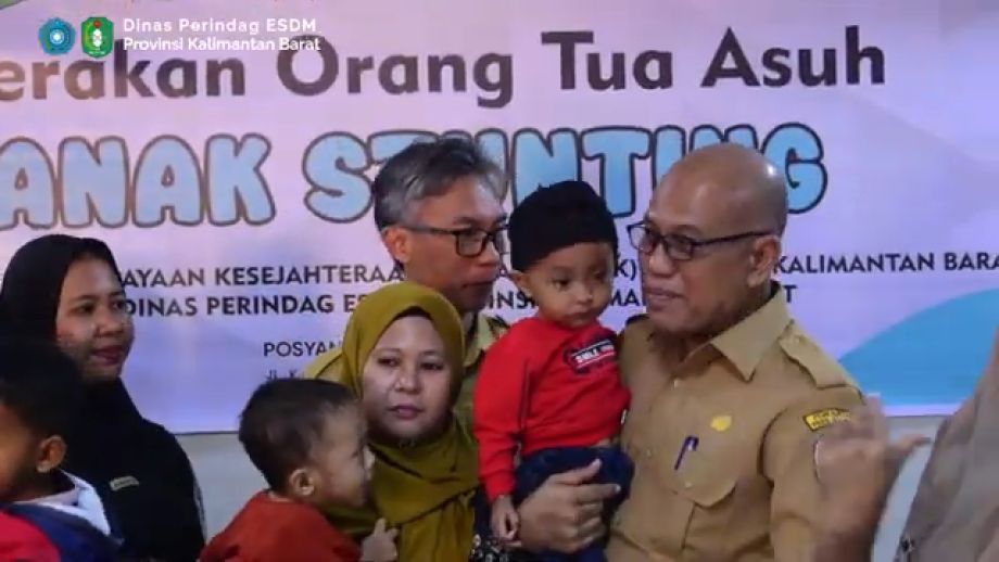 Gerakan Orang Tua Asuh (GOTA) Stunting Disperindag ESDM Provinsi Kalbar